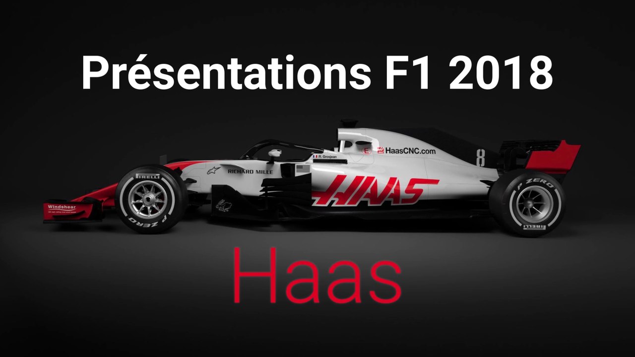 Présentations F1 2018 - Haas