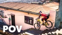 Tomáš Slavik's intense winning run at Red Bull Valparaíso Cerro Abajo 2018 | Urban MTB