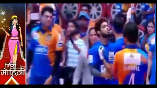Chandigarh Cubs : Rajastan Teams Fighting on field : Aly Goni l Karan Patel l Anita