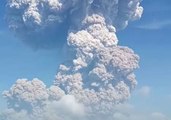 Ash Rises From Indonesia's Sinabung Volcano Following Eruption