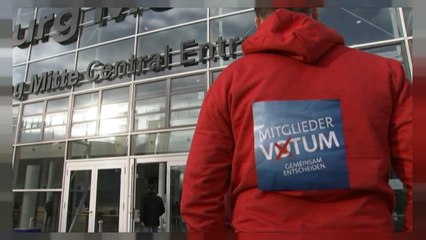 Vor SPD-Votum: AfD schiebt sich nach vorn