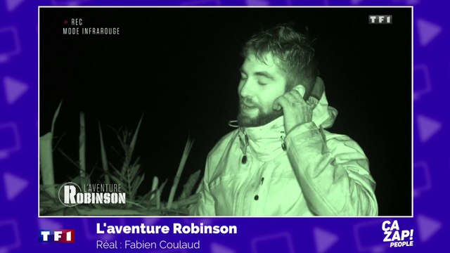 Kendji Girac a peur d'un crabe ! (Aventure Robinson) - ZAPPING PEOPLE DU 19/02/2018