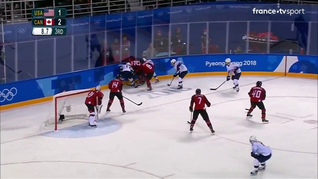 Hockey : Bagarre entre le Canada et les USA aux JO de Pyeongchang 2018