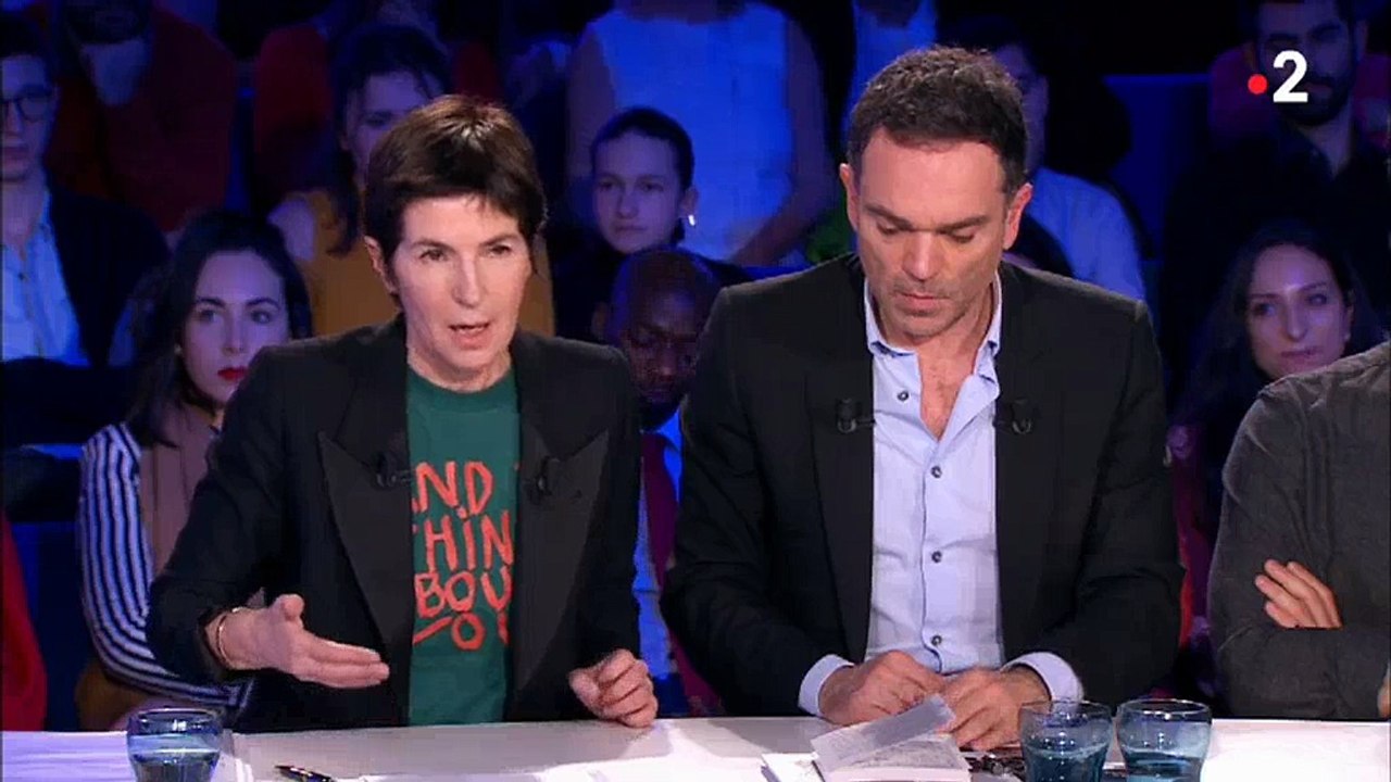 Christine Angot dans "On n'est pas couché" : "Etre artiste, c'est toujours un plan B"