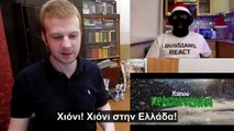 RUSSIANS REACT TO GREEK MUSIC | Manos - Χριστούγεννα (Official Video Clip) | REACTION | αντιδραση