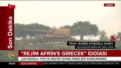 Suriye: Rejim güçleri birkaç saat içerisinde Afrin'e girecek