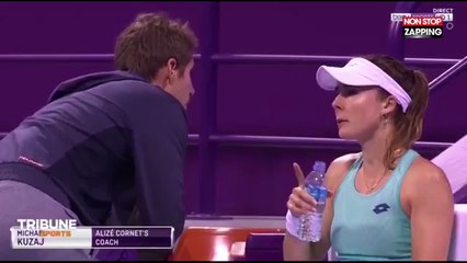 Alizé Cornet s'embrouille avec son coach/petit copain en plein match, la vidéo WTF