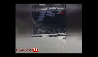 Elazığ'da AVM inşaatında çökme