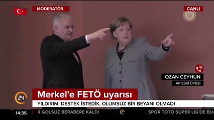 Başbakan Yıldırım, Merkel'e FETÖ'cü teröristlerin listesini verdi