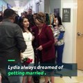 Bride with cancer weds in hospital