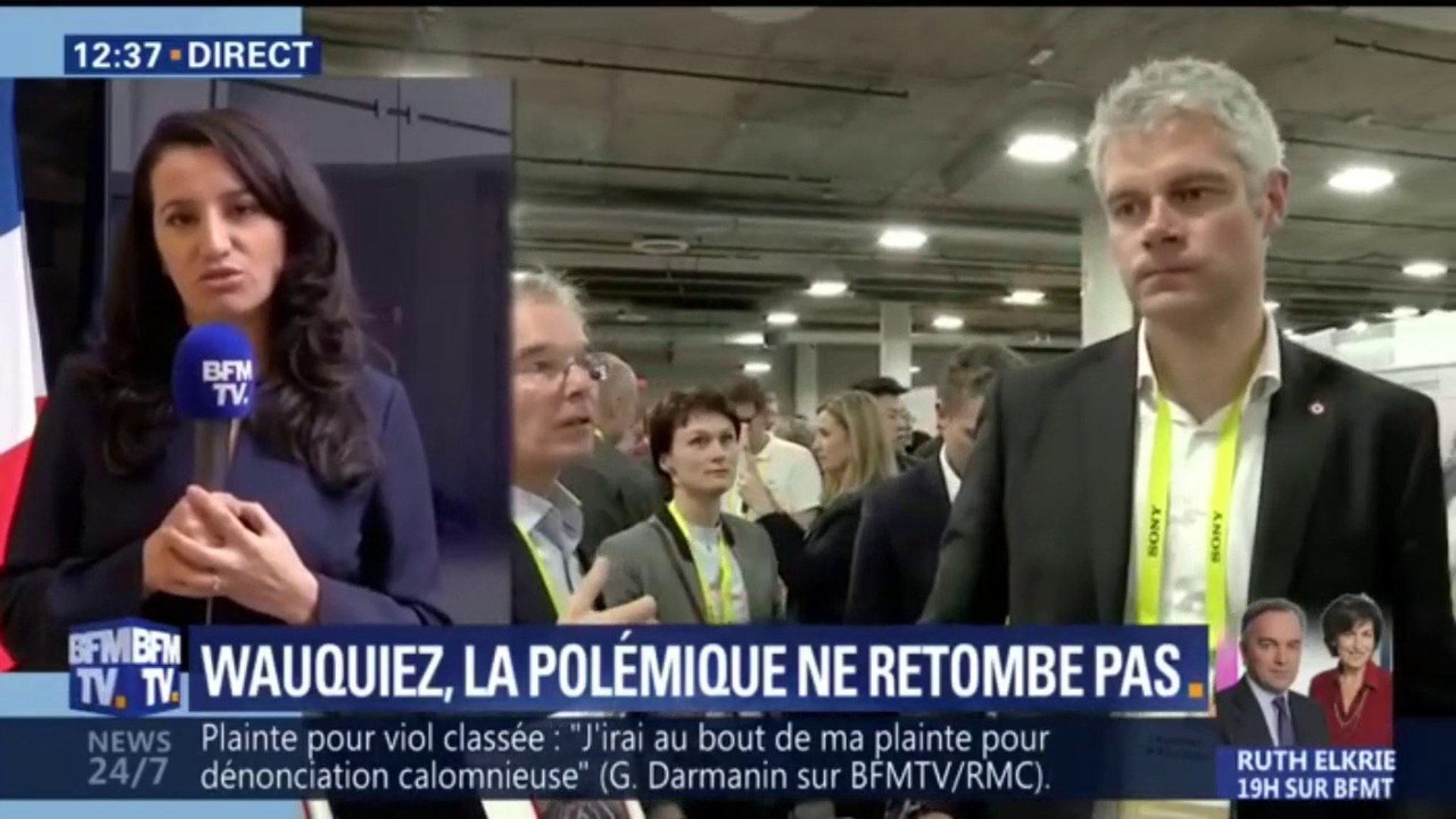 Chez Laurent Wauquiez, à aucun moment, vous ne trouverez des propos qui  méprisent les Français", dit la porte-parole LR - Vidéo Dailymotion