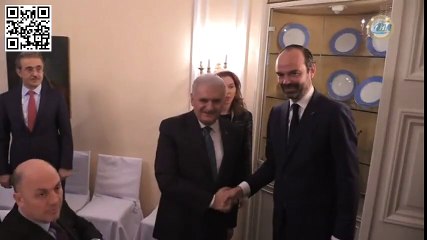 Başbakan Yıldırım Fransalı Mevkidaşı İle Bir Araya Geldi