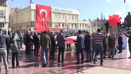 Suriyelilerden Zeytin Dalı Harekatı'na Destek