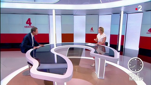 Les 4 Vérités - Dupont-Aignan : Il faut que les hommes politiques de la droite arrêtent les âneries