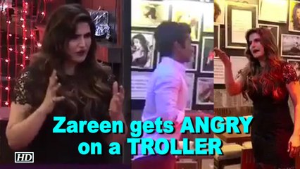 I'll SLAP your face: ANGRY Zareen to a TROLLER