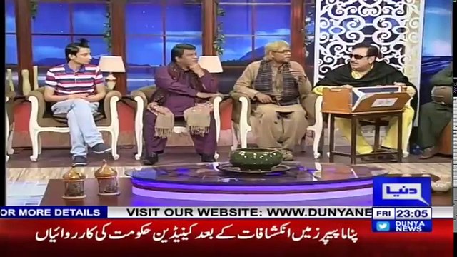Hasb e Haal 16 February 2018 - Azizi as Ustad Sureelay Khan - حسب حال - Dunya News
