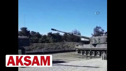 Terör örgütü PYD mevzileri obüs toplarıyla vurulmaya devam ediliyor