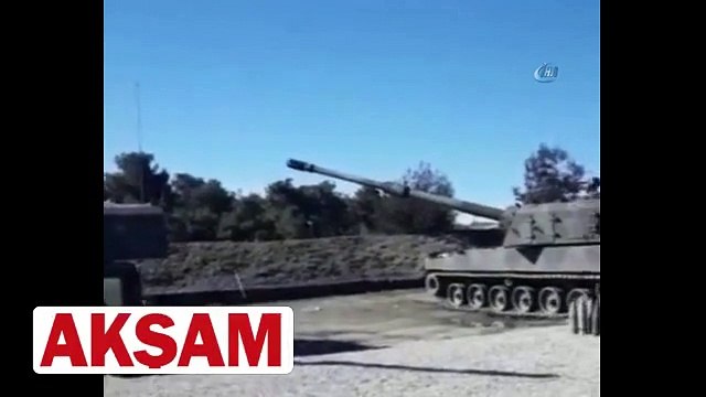 Terör örgütü PYD mevzileri obüs toplarıyla vurulmaya devam ediliyor