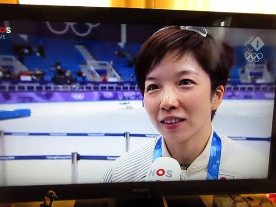 オランダ語でインタビューに答える素晴らしい小平選手！Bravo~Nao Kodaira!