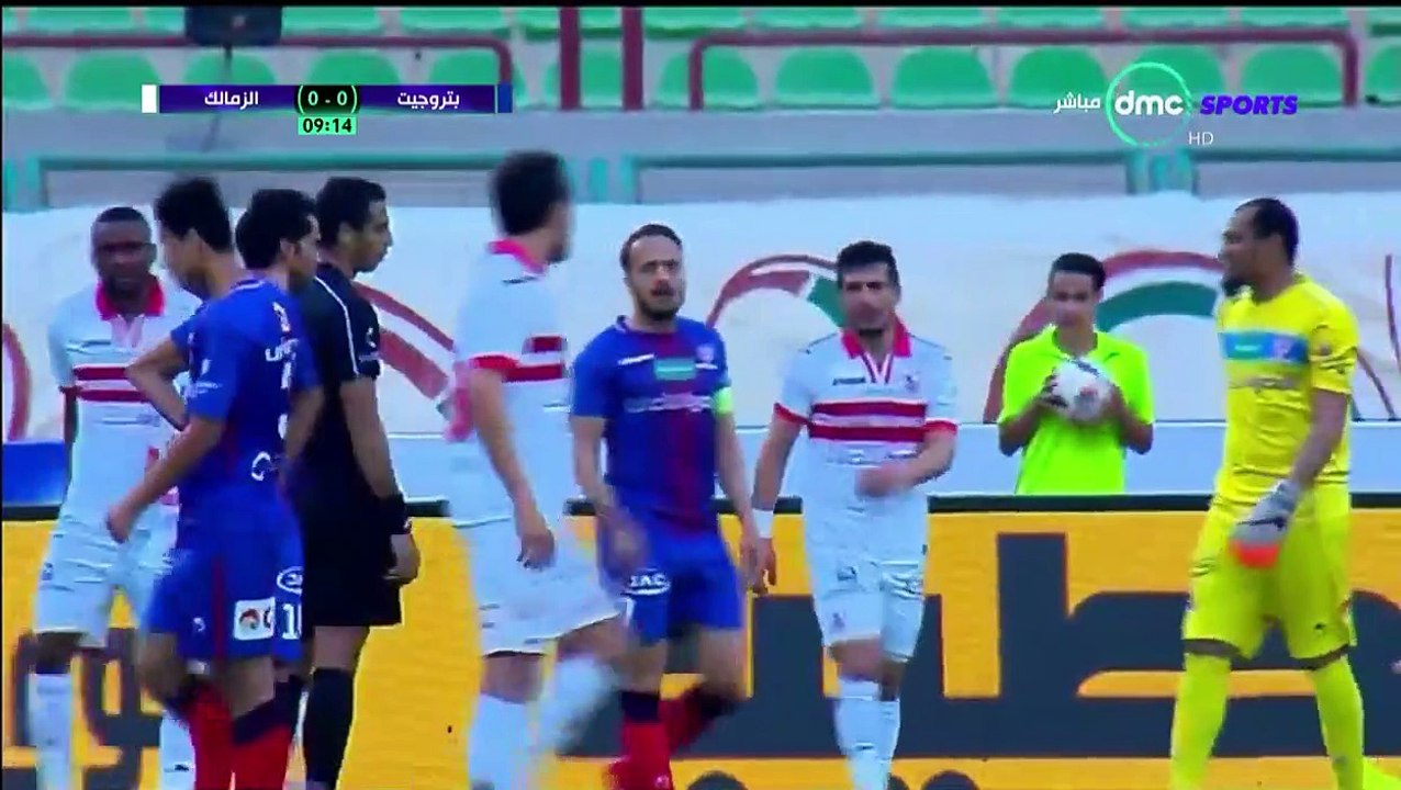 0-1 Mahmoud Abdel Azez Penalty Goal Egypt  Premier - 19.02.2018 Petrojet Suez 0-1 Zamalek SC