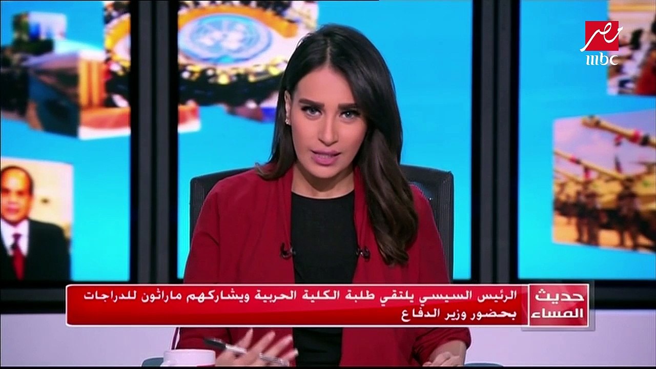 السيسي يلتقي طلبة الكلية الحربية ويشاركهم ماراثون للدراجات بحضور وزير الدفاع