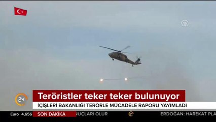 Teröristler teker teker bulunuyor
