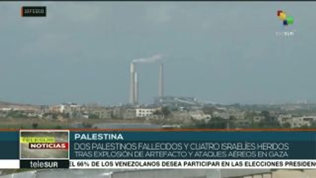 Dos palestinos muertos tras ataque aéreo israelí a Gaza