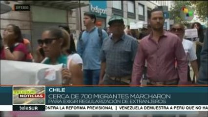 Trabajadores foráneos exigen al gobierno chileno regularice su labor