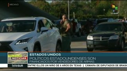 Políticos estadounidenses son financiados por vendedores de armas