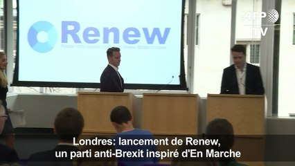 Londres: lancement d'un parti anti-Brexit, inspiré d'"En Marche"