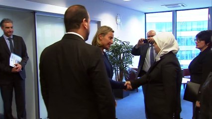 Suriye Muhalefeti Müzakere Yüksek Kurulu Başkanı Nasr el-Hariri, Brüksel'de