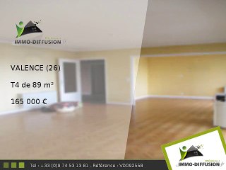 T4 A vendre Valence 89m2 - 165 000 Euros
