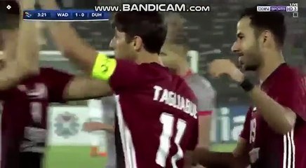 شاهد يوسف العربي يتالق بهاتريك رائع في شباك مرمى الوحدة الاماراتي