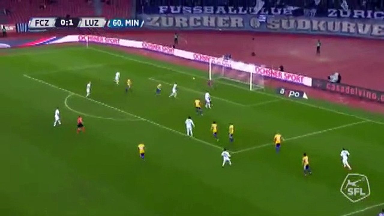 Zurich 1:1 Luzern (Switzerland. Super League 18 February 2018)