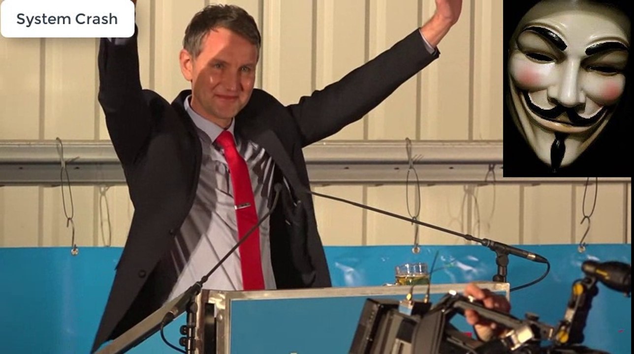AfD Björn Höcke beim Politischen Aschermittwoch System Crash