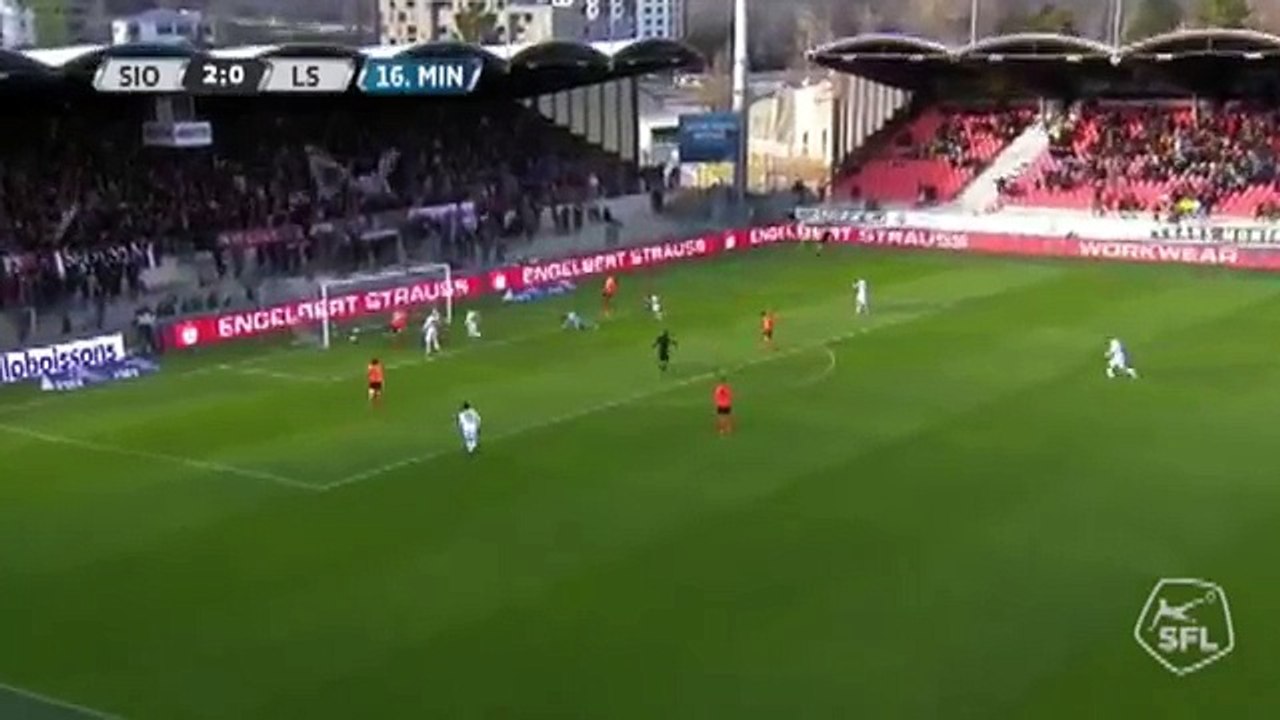 Sion 2:0 Lausanne (Switzerland. Super League 18 February 2018)