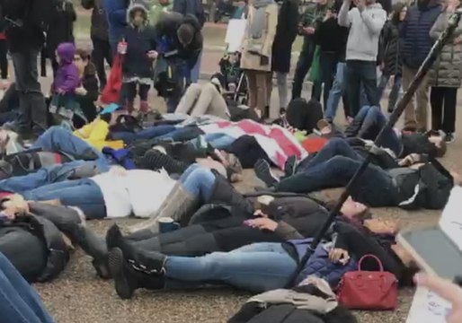 Students Stage Lie-In at White House in Response to Florida High School Shooting