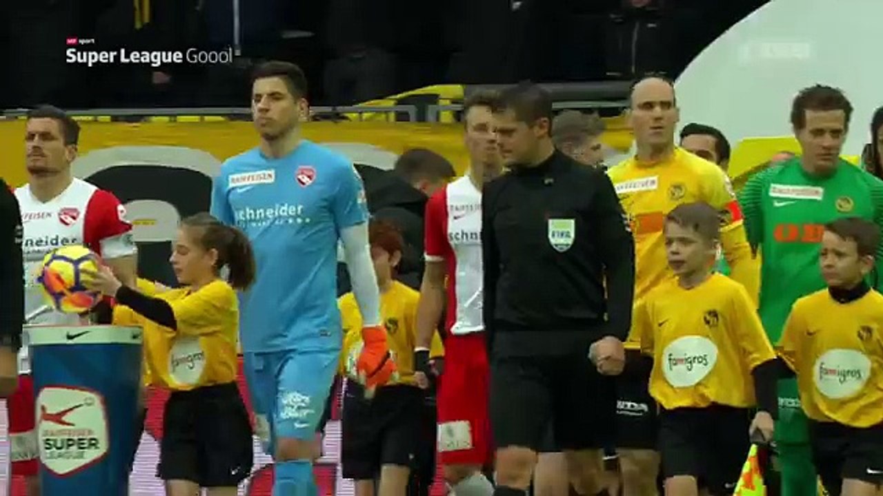 Young Boys 3:1 Thun (Switzerland. Super League 18 February 2018)