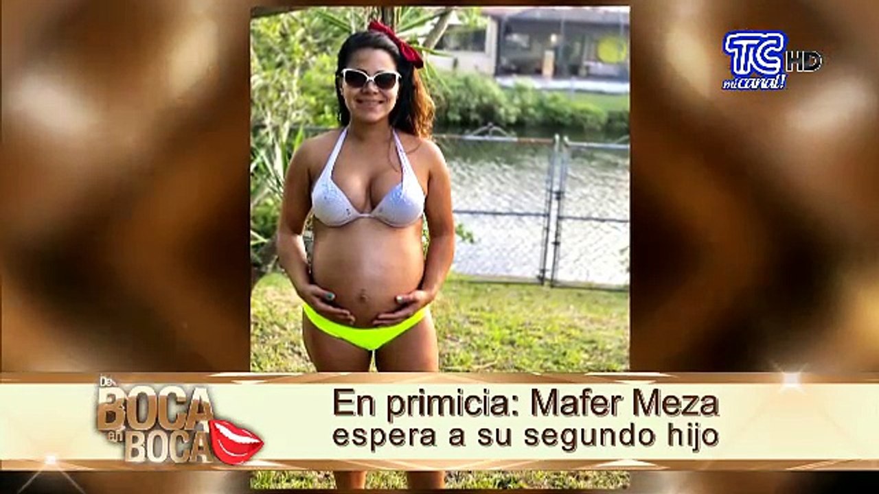 Mafer Meza espera su segundo hijo