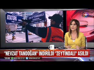 Amerikan elçiliğinin bulunduğu caddenin ismi Zeytindalı oldu