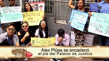 Madre del actor Alex Plúas rompe en llanto