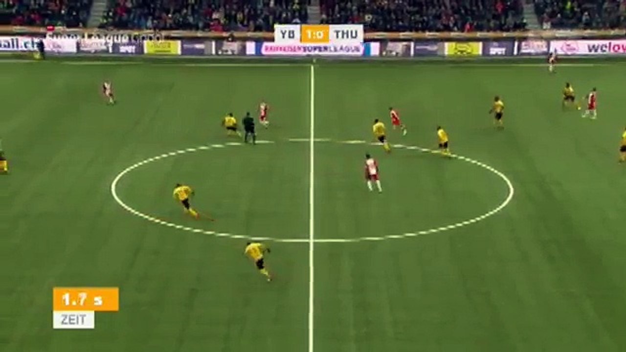 Young Boys 2:0 Thun (Switzerland. Super League 18 February 2018)