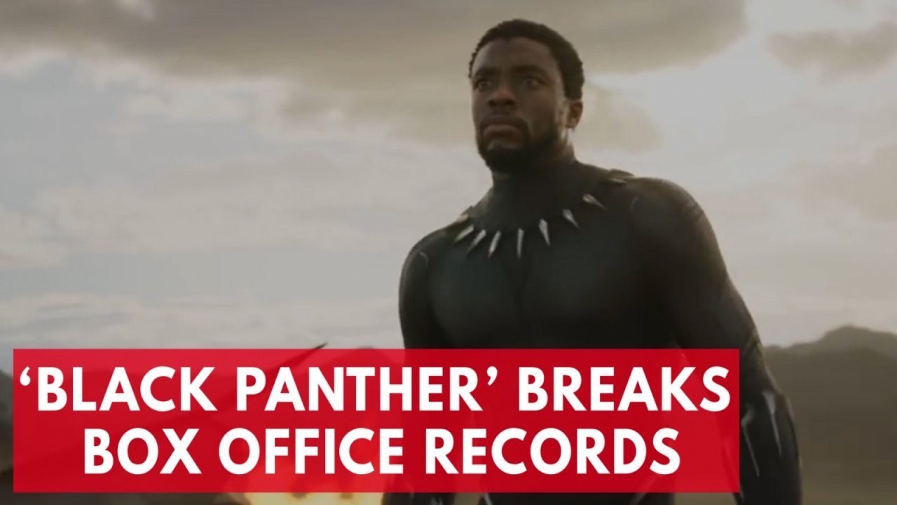 'Black Panther' breaks box office record in opening weekend
