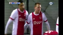 1-0 Dani de Wit Goal Holland  Eerste Divisie - 19.02.2018 Jong Ajax 1-0 FC Oss