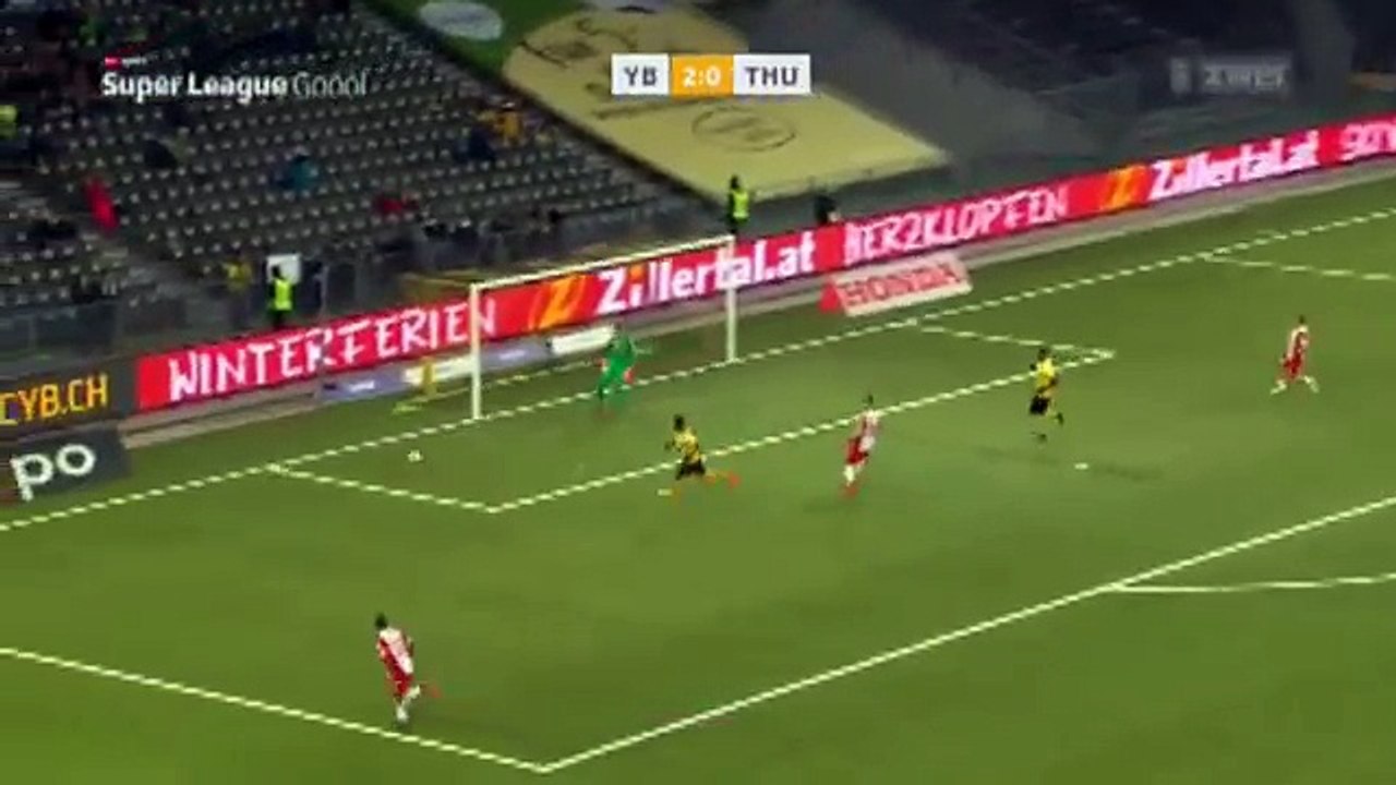 Young Boys 2:1 Thun (Switzerland. Super League 18 February 2018)