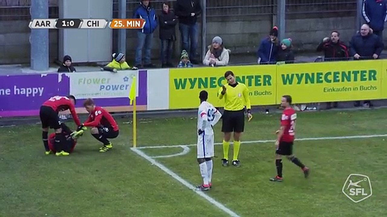 Aarau 4:1 Chiasso (Switzerland. Challenge League. 18 February 2018)