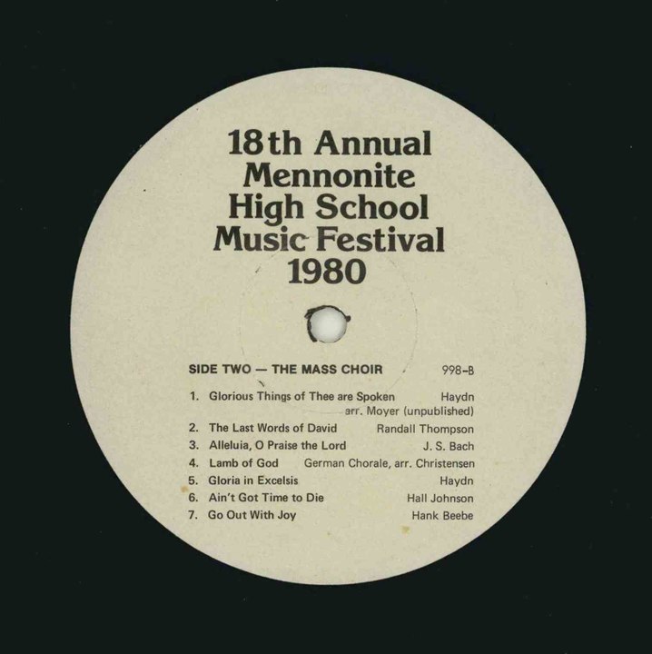 Lamb of God - arranged by F. M. Christensen - 18th Annual Mennonite High School Music Festival