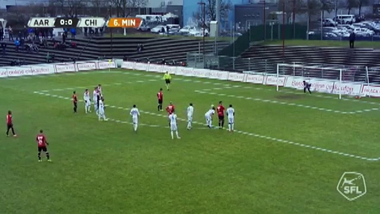 Aarau 1:0 Chiasso (Switzerland. Challenge League. 18 February 2018)