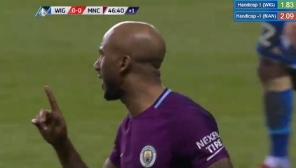 Fabian Delph RED CARD HD - Wigan Athletic 0-0 Manchester City 19.02.2018