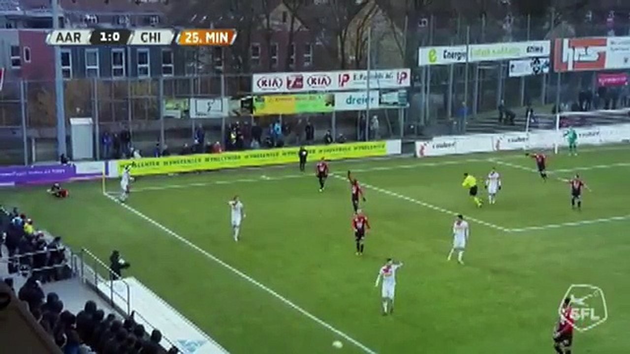 Aarau 1:1 Chiasso (Switzerland. Challenge League. 18 February 2018)